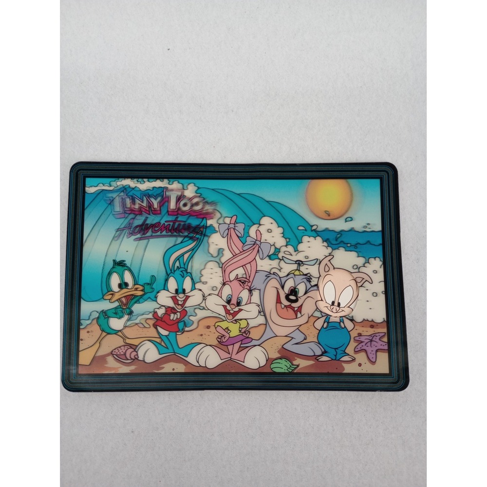 Warner Bros Tiny Toon Adventures Photo Frame 3-D Beach Scene 1998